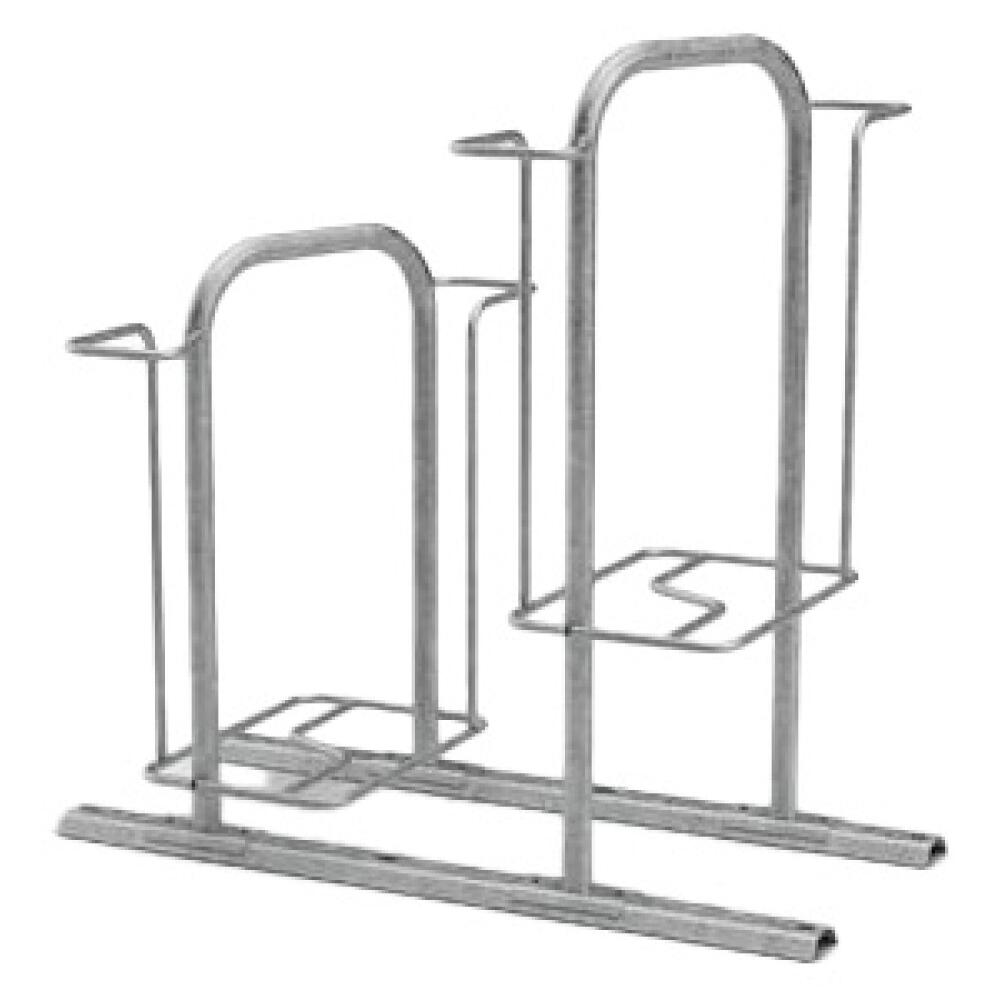Fahrradst&auml;nder &prime;KAPPA LIGHT&reg;&prime;, doppelseitige Radeinstellung, Radabstand 500 o. 700 mm, 2-8 Stellpl&auml;tze, feuerverzinkt, ADFC empfohlen