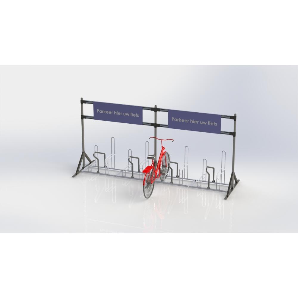 Fahrradständer Anlehnparker ′B-Bike Ads′, ohne Ladepunkte