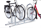 Anwendungsbeispiel: Fahrradständer -London- zweiseitige Radeinstellung
