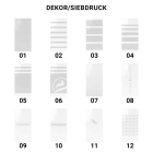 Detailansicht: Seitenwände & Rückwand/ Dekor/ Sichtschutz