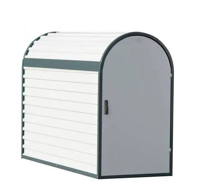 Fahrradgarage/Fahrradbox ′Classy′ (2050x820x1400 mm), ADFC Qualität, komplett montiert - Modellbeispiel: Fahrradgarage/Fahrradbox -Classy- (Art. ...