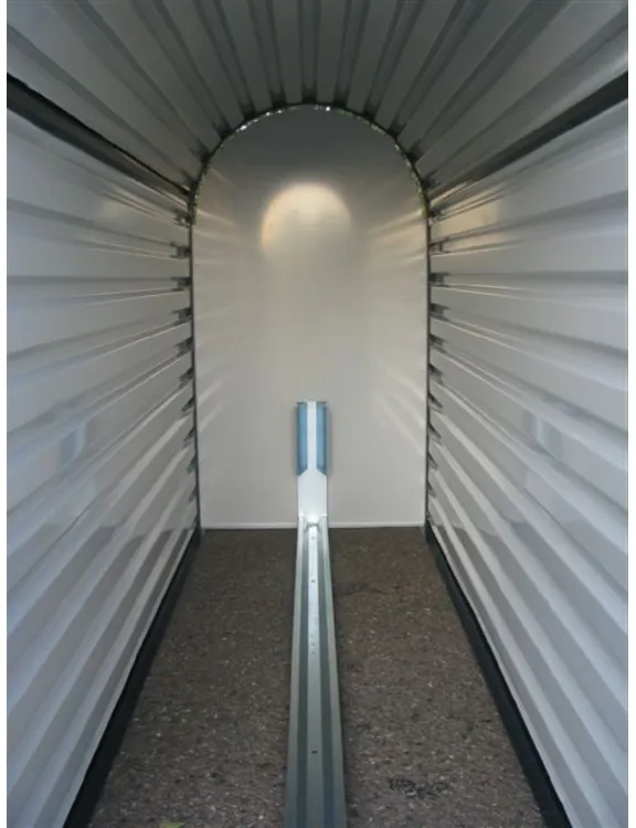 Fahrradgarage/Fahrradbox ′Classy′ (2050x820x1400 mm), ADFC Qualität, komplett montiert - Detailansicht: Innenansicht