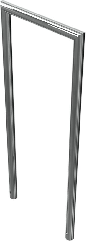 Anlehnbügel/Absperrbügel ′Kassel′ ø 48 mm aus Edelstahl, Höhe 800 mm - Modellbeispiel: Anlehnbügel/Absperrbügel -Kassel- (Art. 20409)
