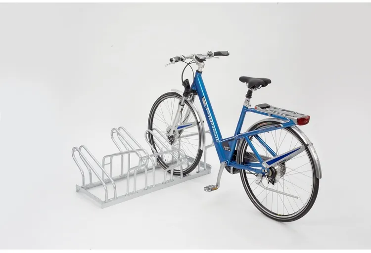 Fahrradständer Bügelparker Typ 2000 und Typ 2000BF, zweiseitige Radeinstellung 90° - Anwendungsbeispiel: Fahrradständer Bügelparker Typ 2000 (Art. ...
