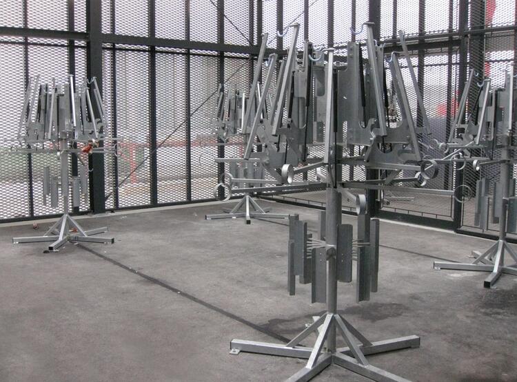 Anwendungsbeispiel: Fahrrad-Karussell -Messina- in einem Parkhaus