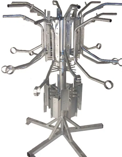 Fahrrad-Karussell ′Tarent′ aus Stahl, mit 12 Einstellplätzen - Modellbeispiel: Fahrrad-Karussell -Tarent- (Art. 24084)