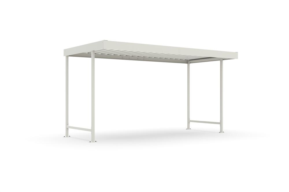 Modellbeispiel: Überdachungssystem -Leipzig L14-, einseitig, Tiefe 2200 mm (Art. 2501052-0101)