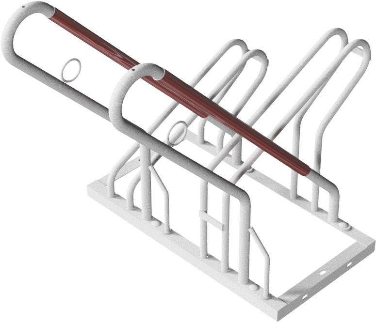 Modellbeispiel: Anlehnbügel Typ 2500, einseitig (Art. 2502)