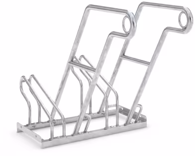 Fahrradständer Anlehnbügel Typ 2600, einseitige Radeinstellung 90° - Modellbeispiel: Anlehnbügel Typ 2600, einseitig (Art. 2602)