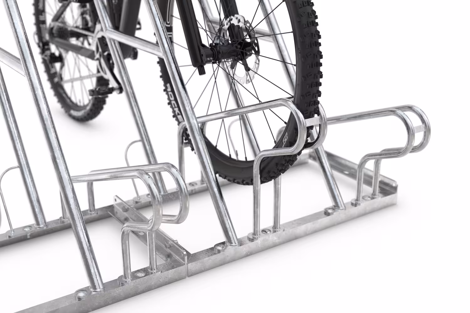 Fahrradst&auml;nder Anlehnb&uuml;gel Typ 2600, einseitige Radeinstellung 90&deg;
