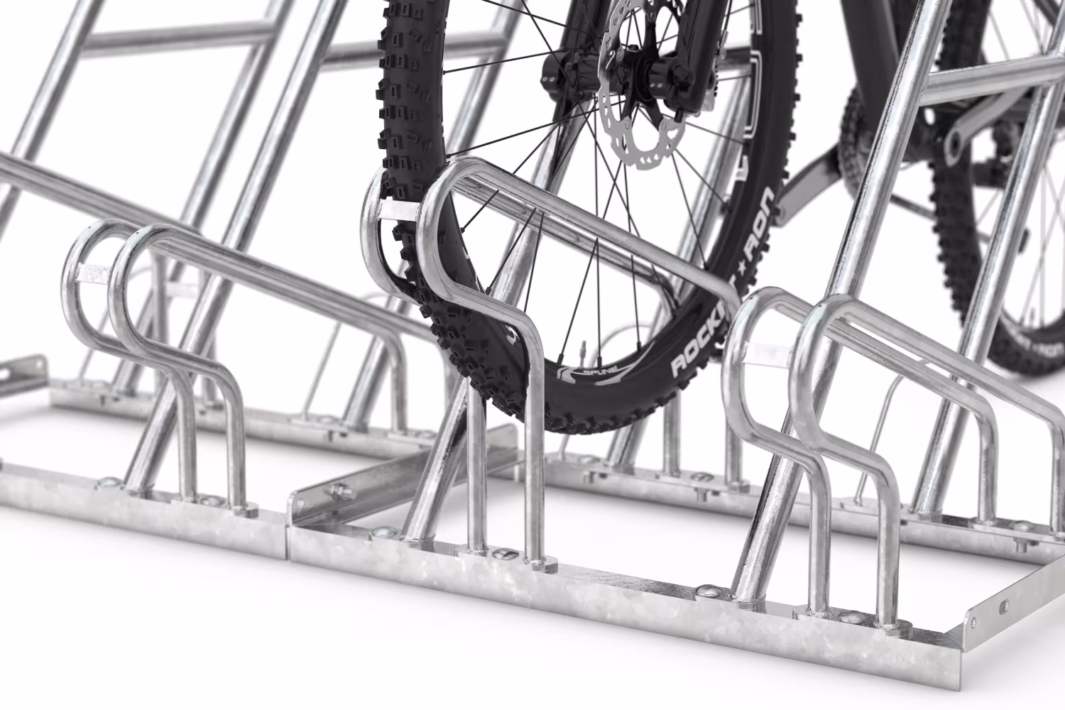 Fahrradst&auml;nder Anlehnb&uuml;gel Typ 2600, einseitige Radeinstellung 90&deg;
