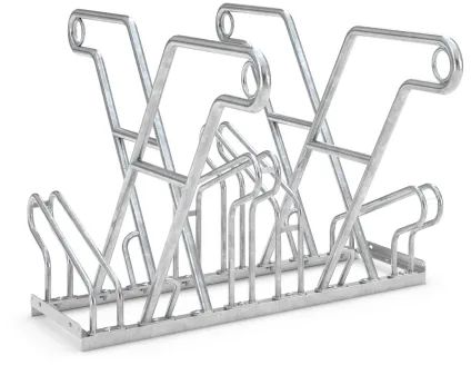 Fahrradständer Anlehnparker Typ 2600 XBF, ADFC Qualität, zweiseitige Radeinstellung - Modellbeispiel: Fahrradständer Anlehnparker Typ 2600 XBF ...