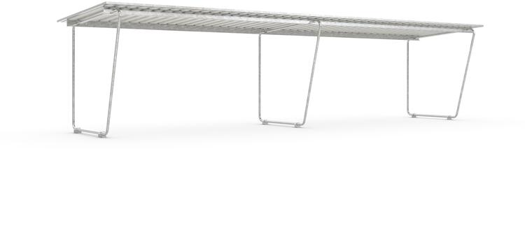 Modellbeispiel: Grundeinheit und Anbaueinheit ohne Rückwand und ohne Seitenwände