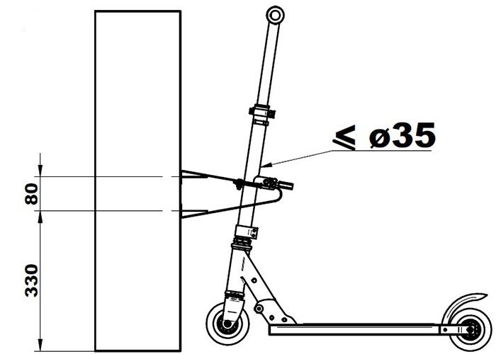 Technische Ansicht: Maße