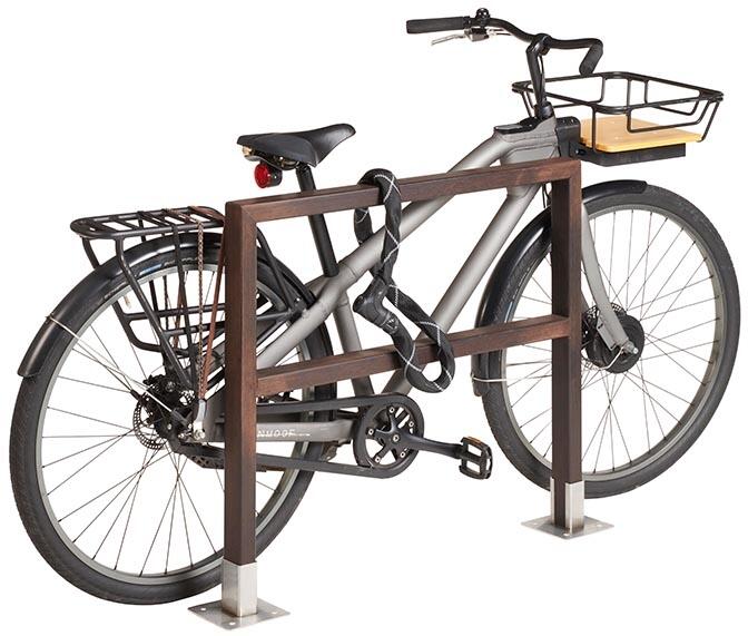 Anwendungsbeispiel: Anlehnbügel -Panda Outdoor- (Art. 39222)