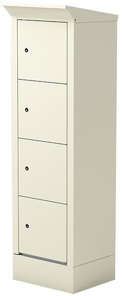 Ladestation ′Strength Outdoor′ für E-Bikes und Pedelecs, 4 Fächer, versch. Farben - Modellbeispiel: 