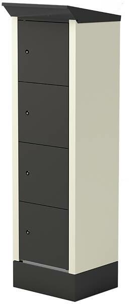 Modellbeispiel: Ladestation -Strength Outdoor- in grau metallic / lichtgrau (Art. 40397-05)