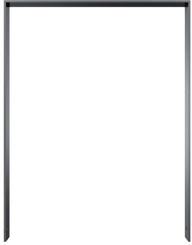 Modellbeispiel: Anlehn-/Absperrbügel -Frankonia-, zum Einbetonieren, beschichtet in DB 703 (Art.