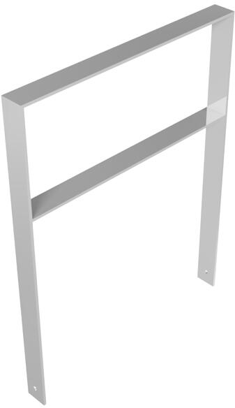 Modellbeispiel: Anlehn-/Absperrbügel -Frankonia-, mit Querholm, ohne Farbe (Art. 40481)