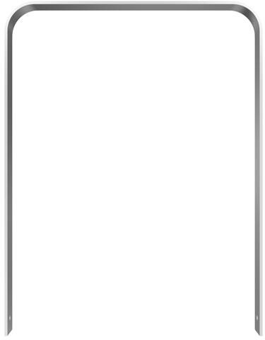 Modellbeispiel: Anlehn-/Absperrbügel -Aratora-, ohne Farbe (Art. 40484)