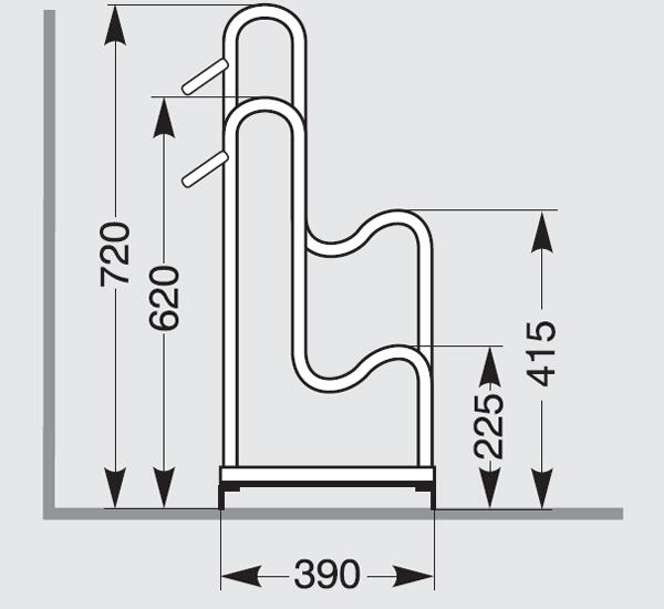 Technische Ansicht: Seitenansicht
