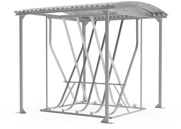 Modellbeispiel: Schräghochparker -Catania II- Breite 2370 mm (Art. 40811)