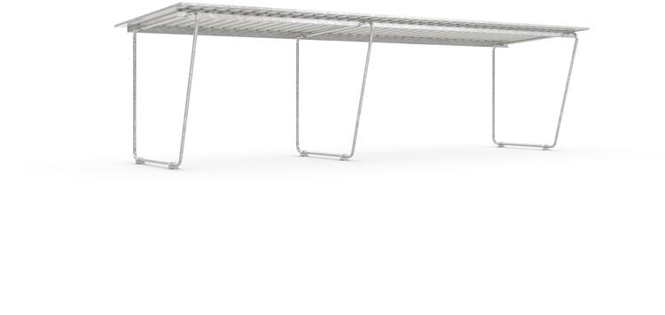 Modellbeispiel: Grundeinheit und Anbaueinheit ohne Rückwand und ohne Seitenwände