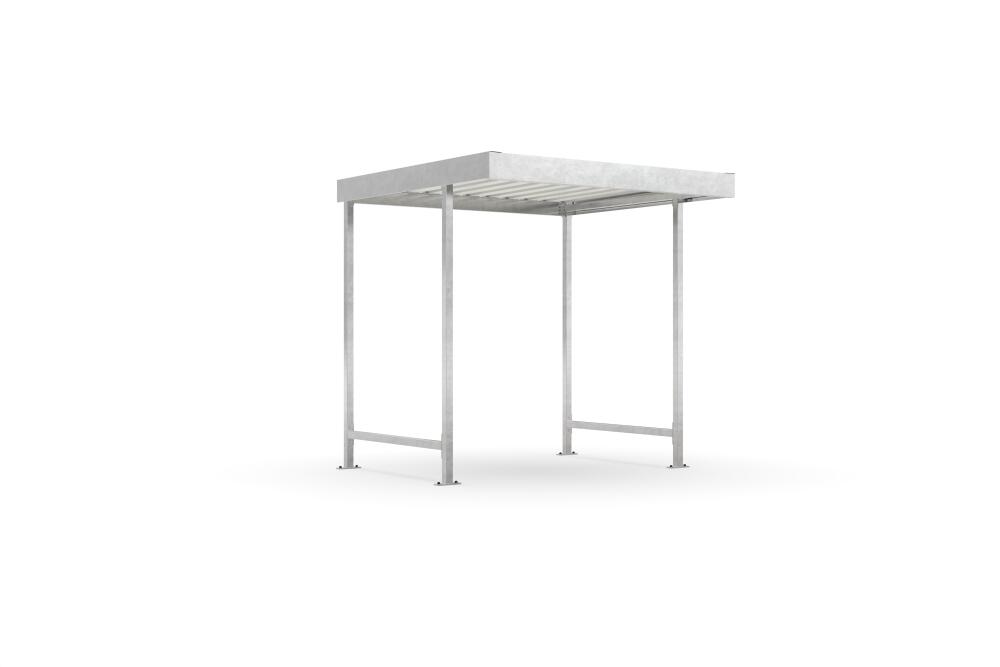 Modellbeispiel: Überdachungssystem -Leipzig L10-, einseitig, Tiefe 2200 mm (Art. 40889-0101)