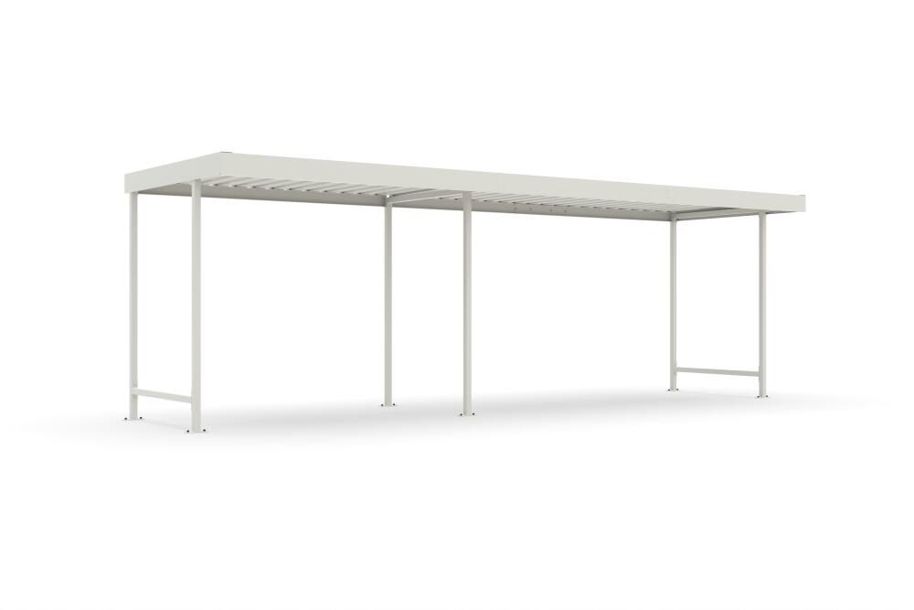 &Uuml;berdachungssystem &prime;Leipzig L12&prime;, einseitig, Tiefe 2200 mm