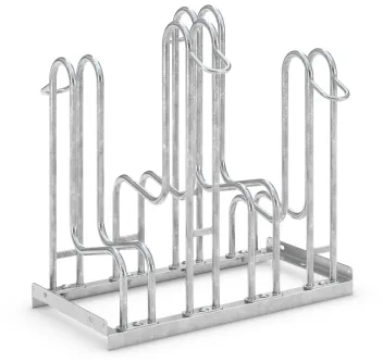 Fahrradständer Standparker Typ 4000, zweiseitige Radeinstellung 90° - Modellbeispiel: Standparker Typ 4000, zweiseitig (Art. 4154)