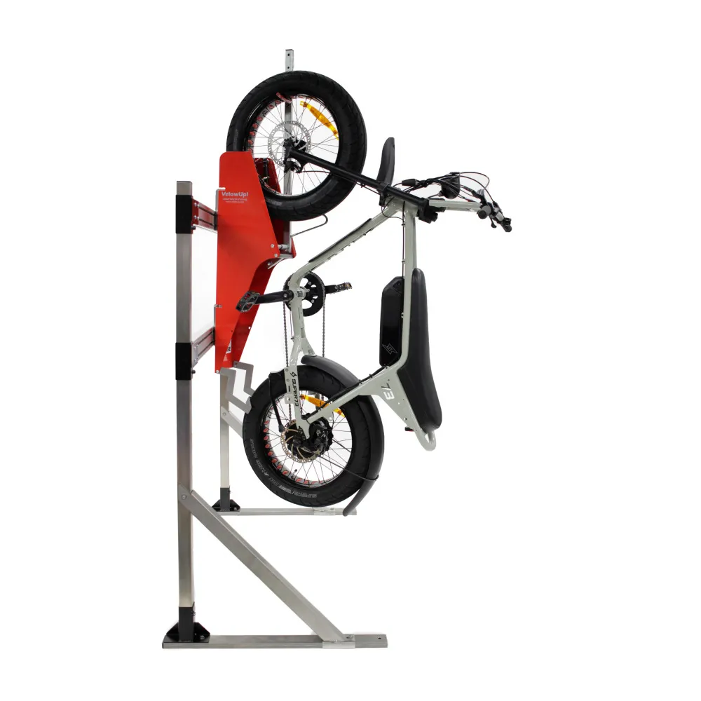 Fahrradlift &prime;VelowUp 4.0 Fatbike&prime; platzsparend, schwenkbar, f&uuml;r Fatbikes und Off-Road-Bikes, Wandmontage