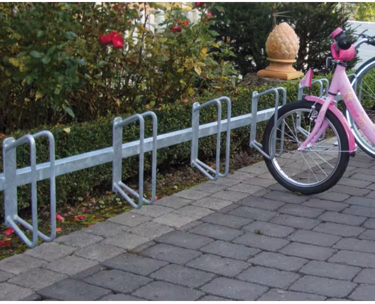 Anwendungsbeispiel: Fahrradständer -Nordstrand- (Achtung: Zeigt Modell mit 90° Einstellung - Art.