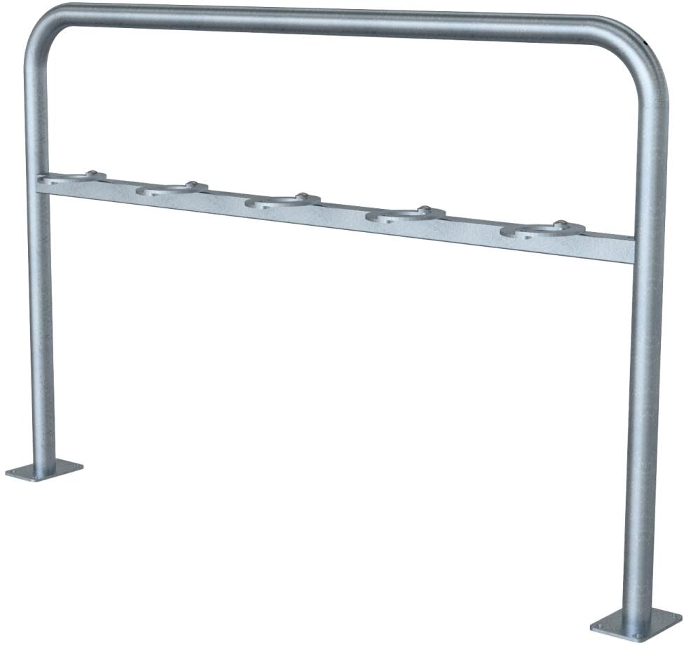 Modellbeispiel: Anlehnbügel mit Querholm für Scooter/Roller (Art. 421.99)