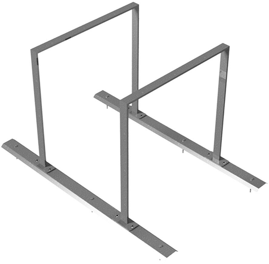 Modellbeispiel: Reihenanlage/Fahrradanlehnbügel mit Schienensystem (Art. 425.20)