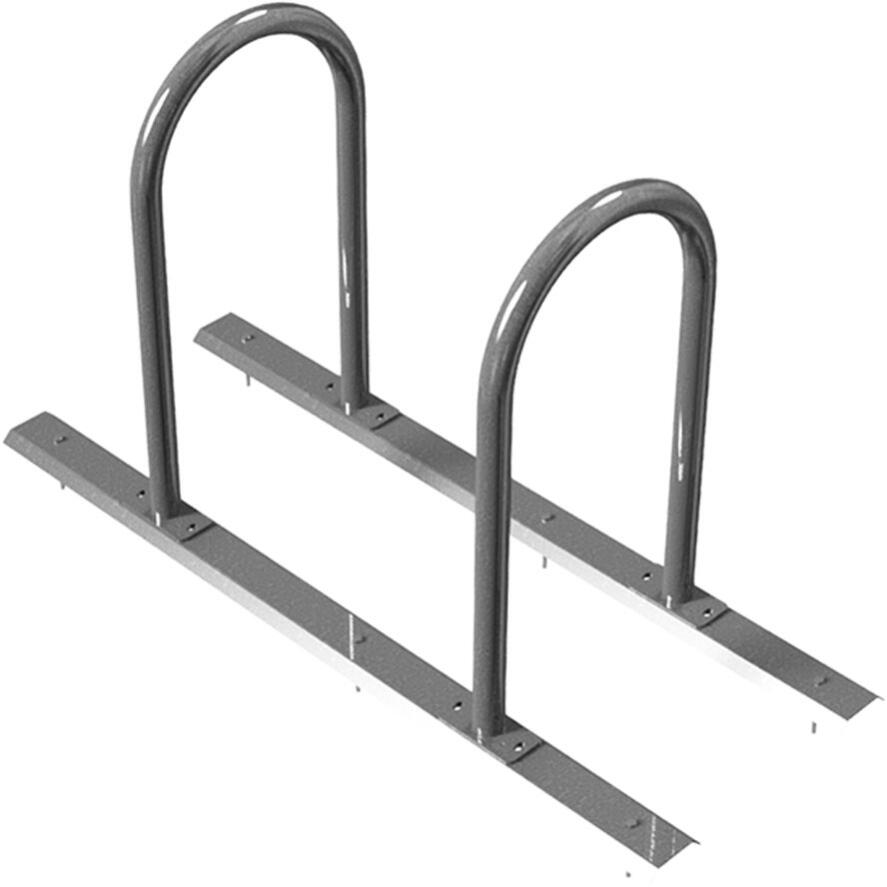 Modellbeispiel: Reihenanlage/Fahrradanlehnbügel mit Schienensystem (Art. 426.20)