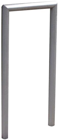 Modellbeispiel: Anlehn-/Absperrbügel -Kassel-, verzinkt, beschichtet, zum Einbetonieren (Art.