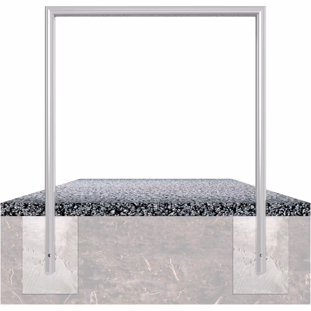Anlehnb&uuml;gel/Absperrb&uuml;gel &prime;Kassel&prime; &oslash; 48 mm aus Stahl, H&ouml;he 800 mm