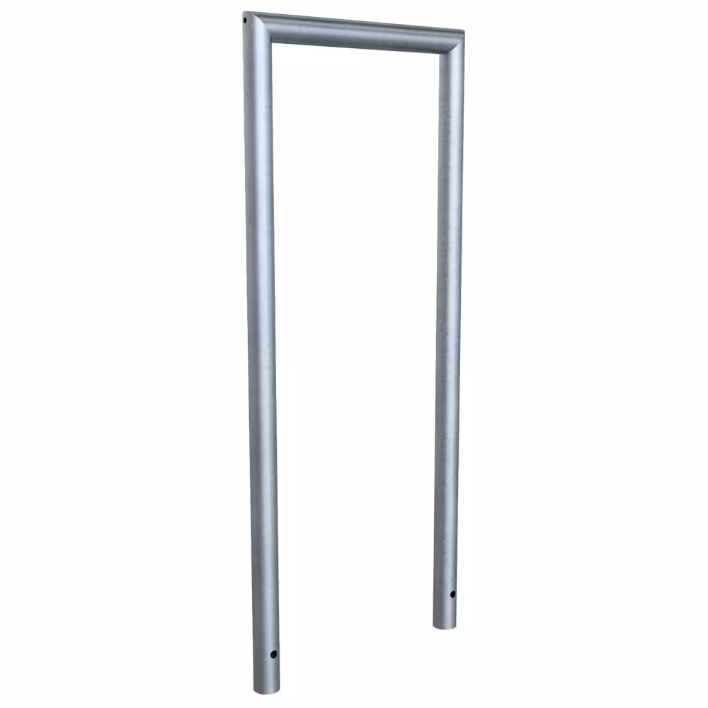 Anlehnb&uuml;gel/Absperrb&uuml;gel &prime;Kassel&prime; &oslash; 48 mm aus Stahl, H&ouml;he 800 mm