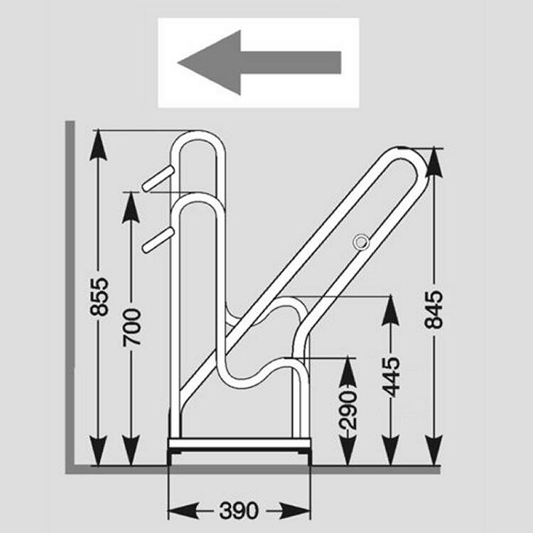 Technische Ansicht: Seitenansicht