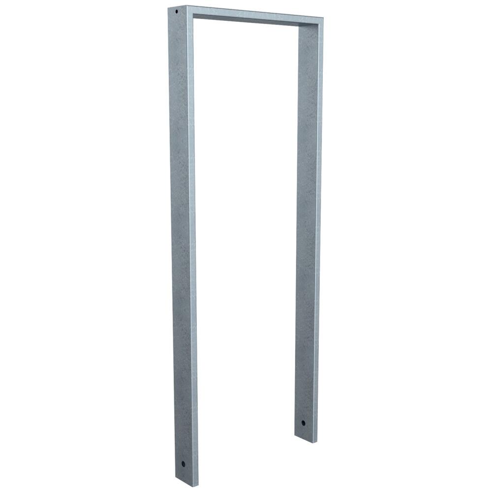 Anlehnbügel/Absperrbügel ′Spiekeroog′ 80 x 20 mm aus Stahl, Höhe 800 mm, zum Einbetonieren