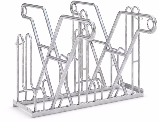 Modellbeispiel: Fahrradständer Anlehnparker Typ 4600 XBF, ADFC Qualität (Art. 4614xbf)