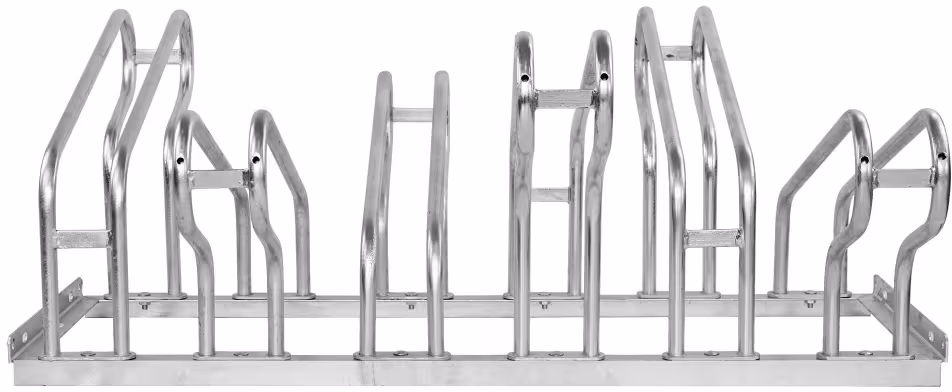 Fahrradst&auml;nder CLASSIC, bis 68 mm Reifenbreite, zweiseitiges Einstellen, Stahl, feuerverzinkt, Rundrohrb&uuml;gel &oslash; 18 mm