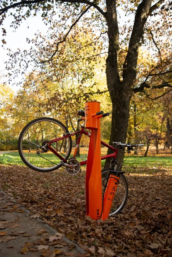 Fahrrad-Servicestation Modell BM2021, zum Aufd&uuml;beln, versch. Farben und Module