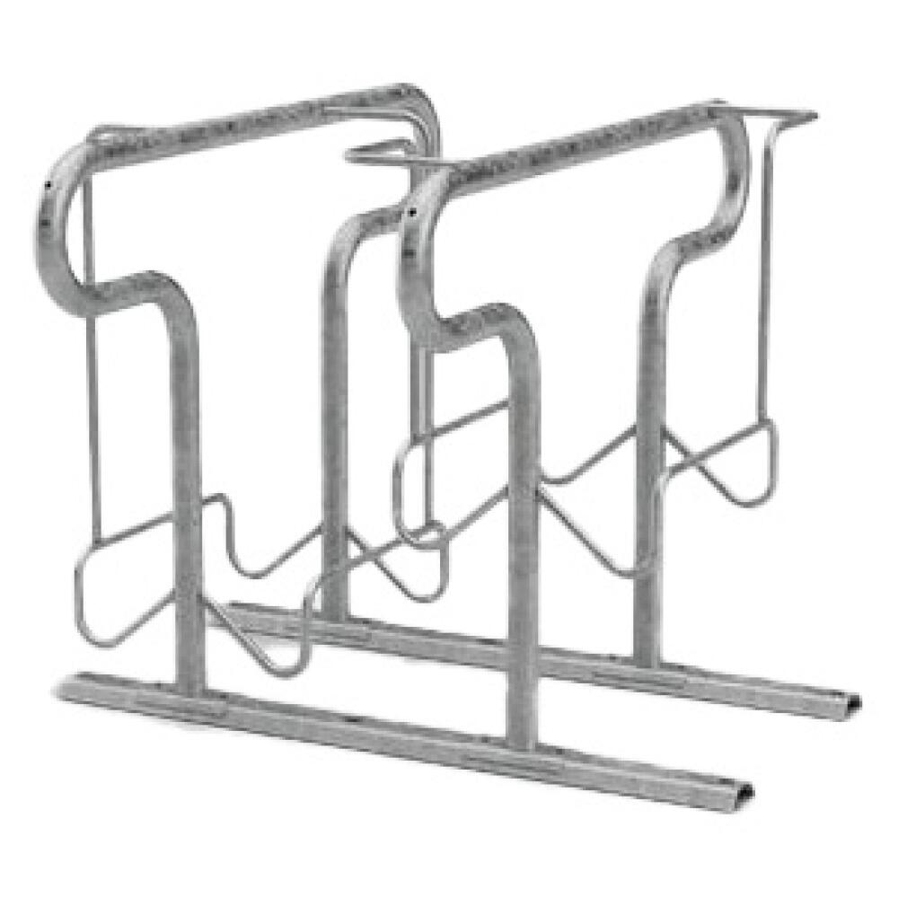 Fahrradst&auml;nder &prime;FELIX&reg;&prime;, doppelseitige Radeinstellung, Radabstand 500 o. 700 mm, 2-8 Stellpl&auml;tze, 1-4 B&uuml;gel, feuerverzinkt