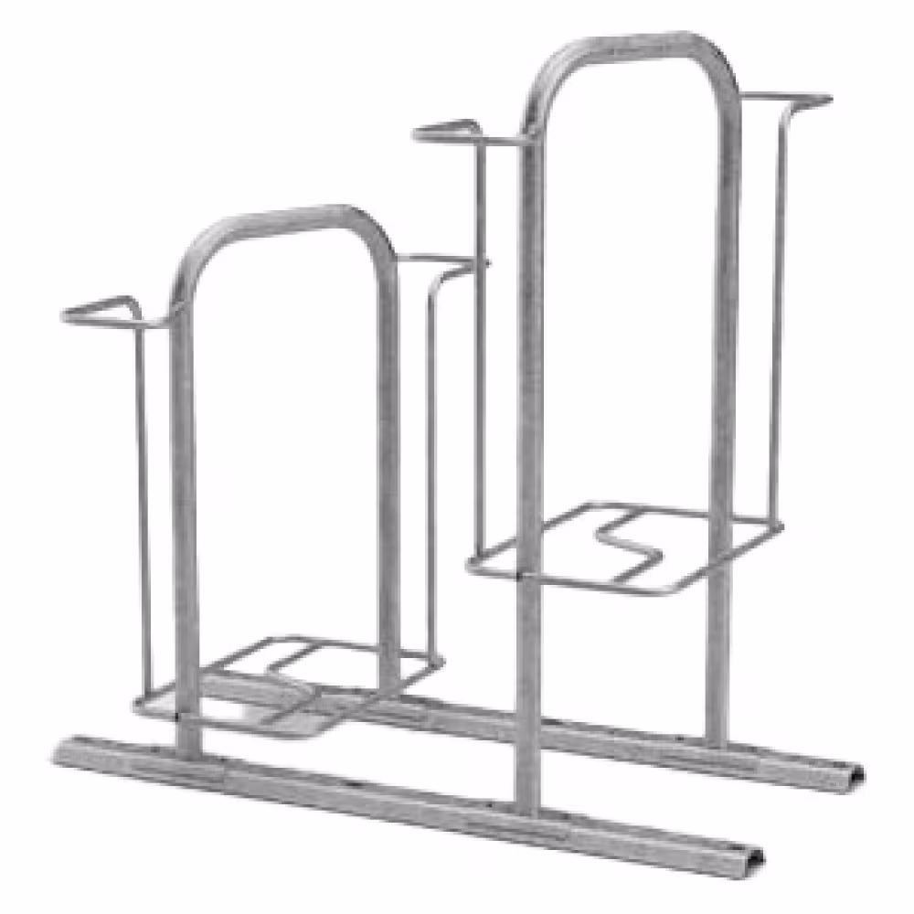 Fahrradst&auml;nder &prime;KAPPA LIGHT&reg;&prime;, doppelseitige Radeinstellung, Radabstand 500 o. 700 mm, 2-8 Stellpl&auml;tze, feuerverzinkt, ADFC empfohlen