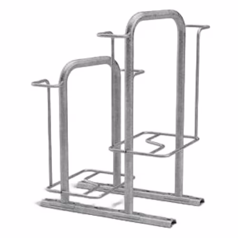 Fahrradst&auml;nder &prime;KAPPA&reg;&prime;, doppelseitige Radeinstellung, 4-8 Einstellpl&auml;tze, Radabstand 360 mm, Stahl feuerverzinkt, ADFC empfohlen