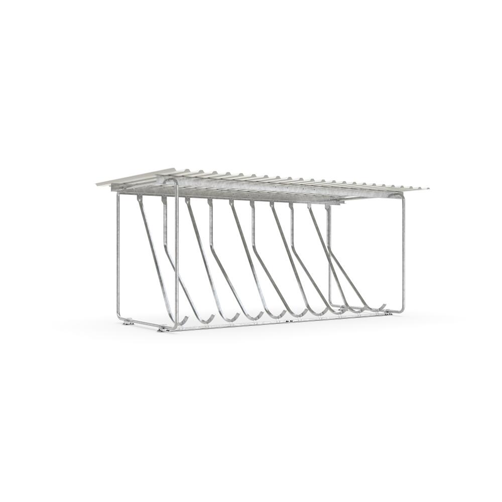 Fahrradhochparker &prime;Amsterdam A&prime;, 10 oder 14 Stellpl&auml;tze, &uuml;berdacht