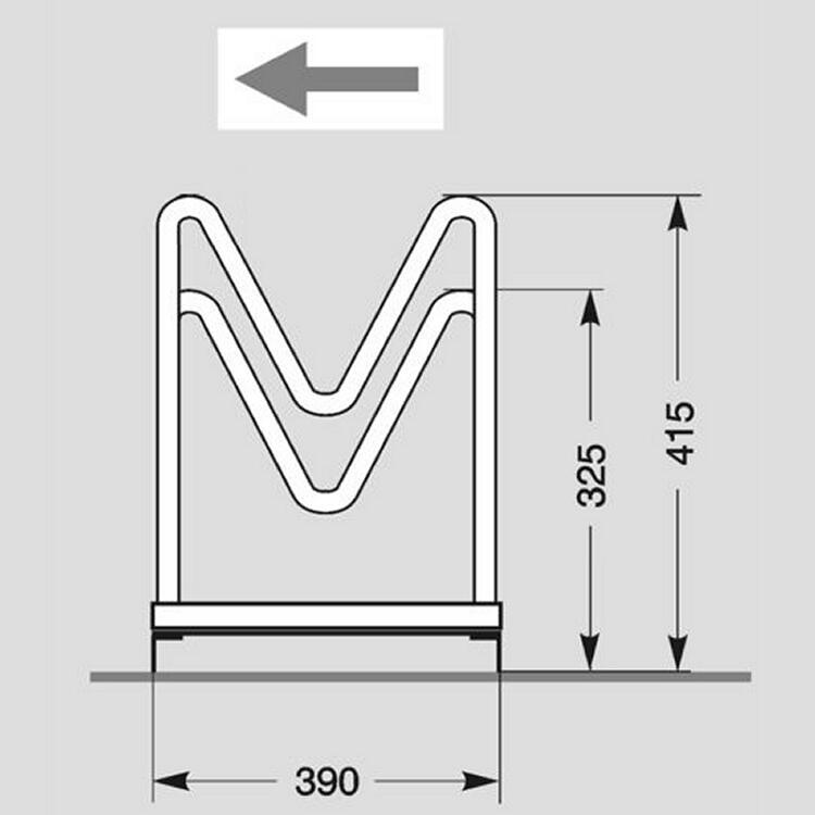 Technische Ansicht: Seitenansicht