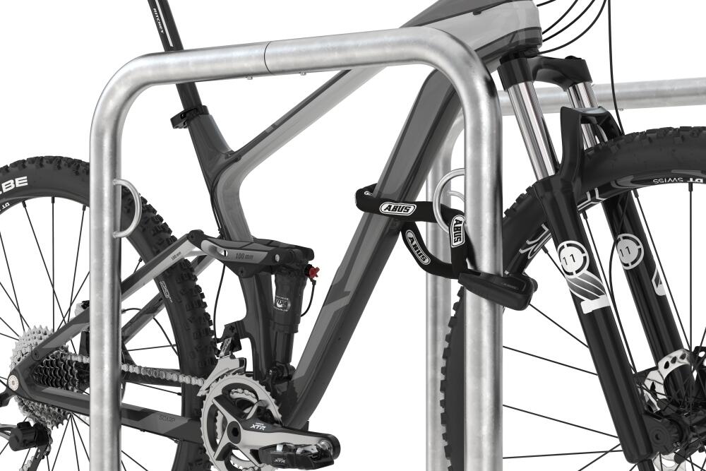 Modellbeispiel: Reihenanlehnbügel -Galaxy- (Art. galaxy32)