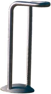 Einzelparker/Fahrradständer 'Vesta' aus Edelstahl, zum Einbetonieren